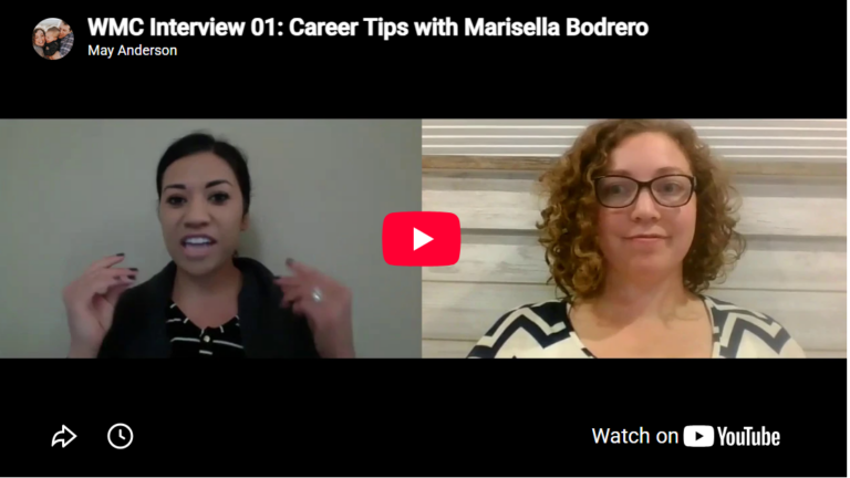 WMC Interview: Career Tips / Advice for Working Moms with Marisella Bodrero